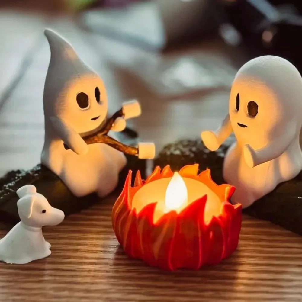 1 Set Halloween Ghost Campfire Decor Spooky Halloween - Image 2