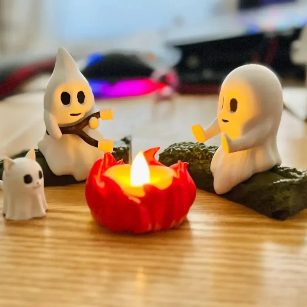 1 Set Halloween Ghost Campfire Decor Spooky Halloween - Image 3