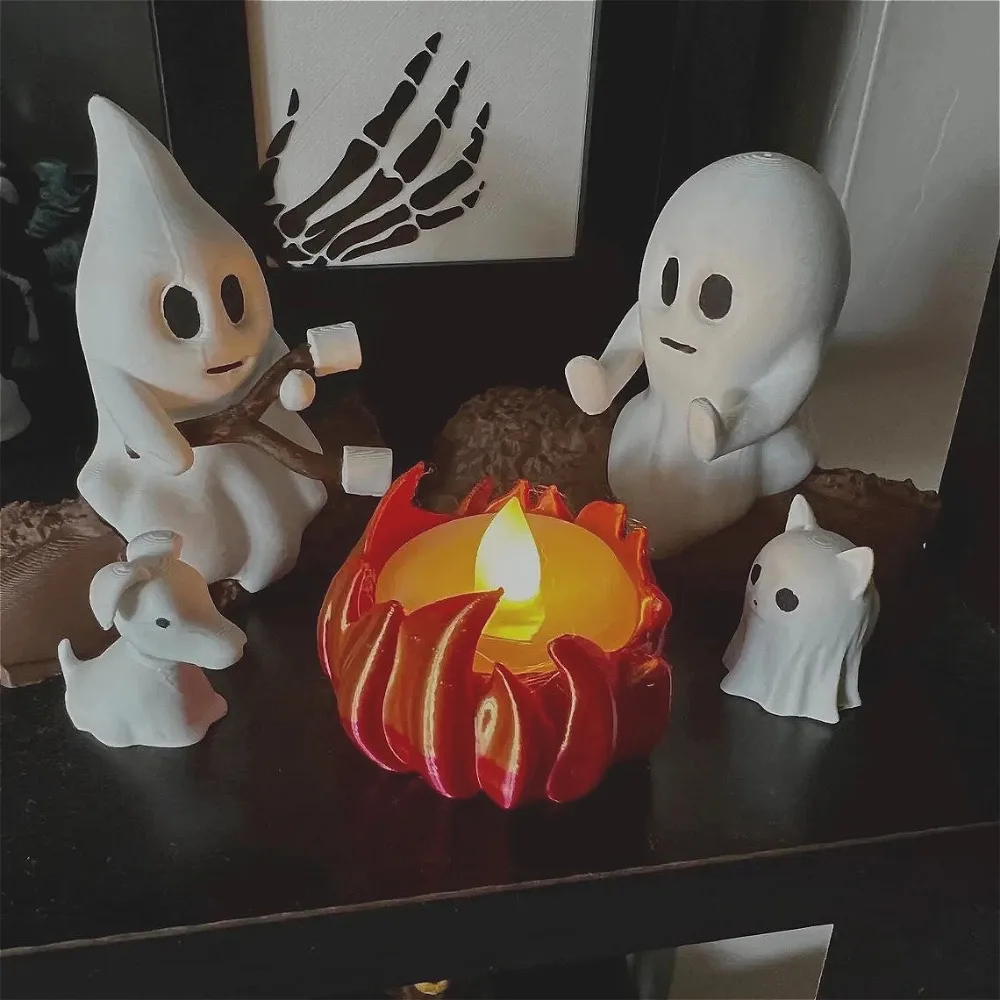 1 Set Halloween Ghost Campfire Decor Spooky Halloween - Image 6