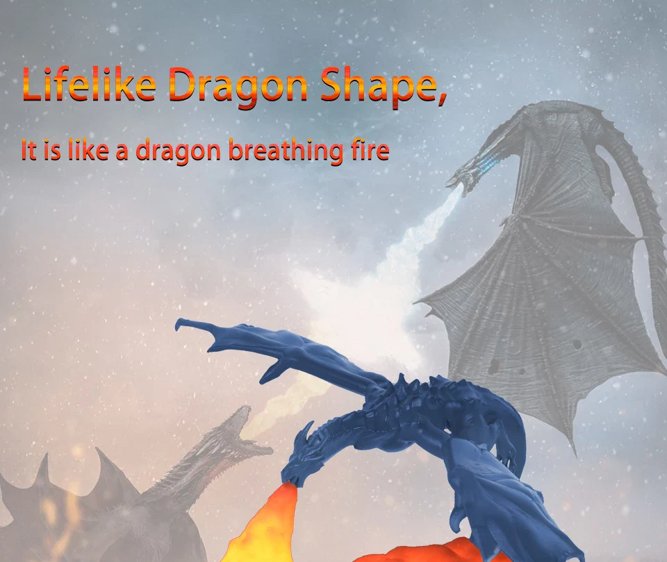 3D Fire Dragon LED Lamp - Image 11