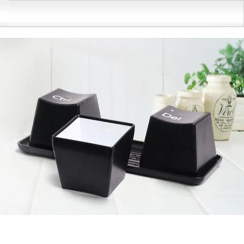 3Pcs Set  Keyboard Tea Cup - Image 2