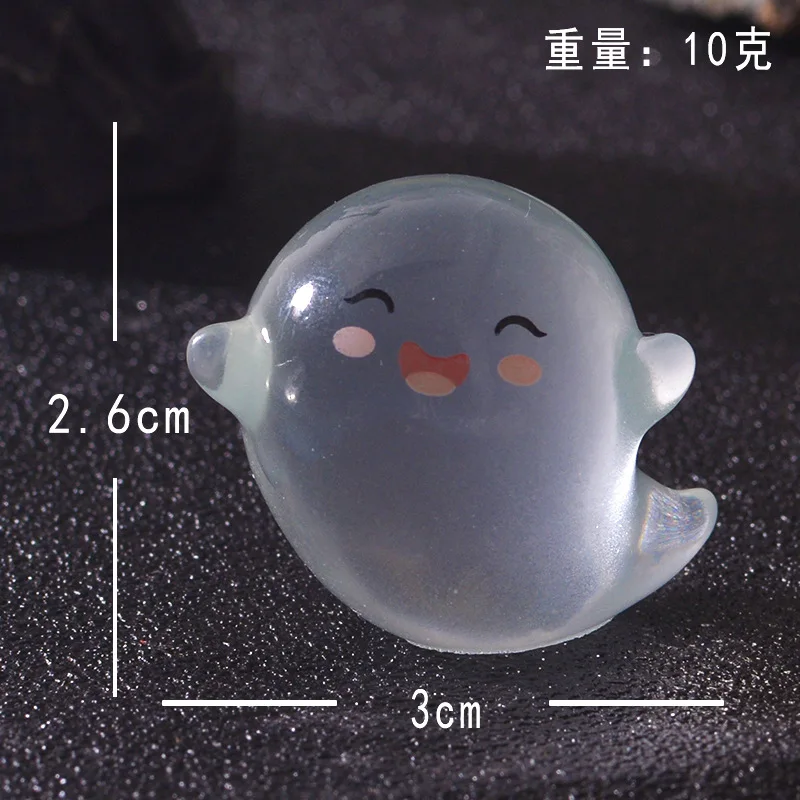 6/12/24PCS Luminous Mini Figures Ghost Devil Ornaments Decor Halloween - Image 5