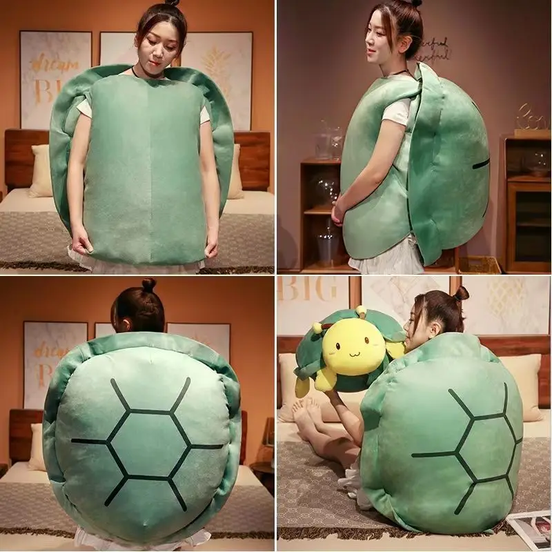 80/100CM Big Turtle Shell Plush Sleeping Bag - Image 2