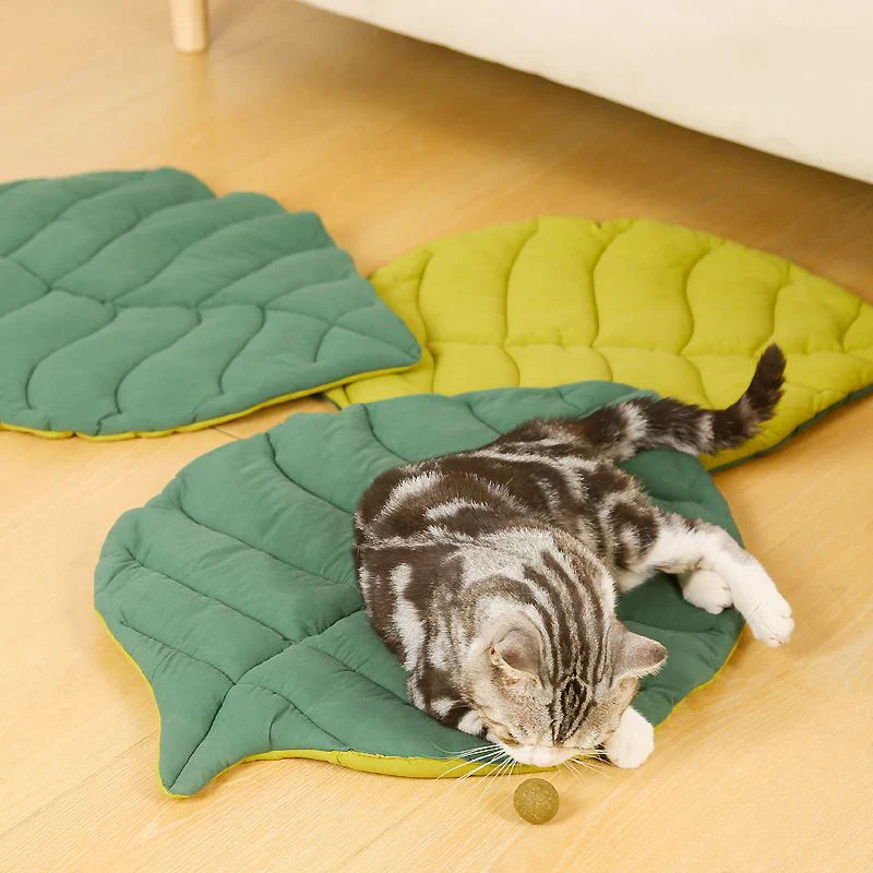 Cat Leaf Bed Mat Puppy