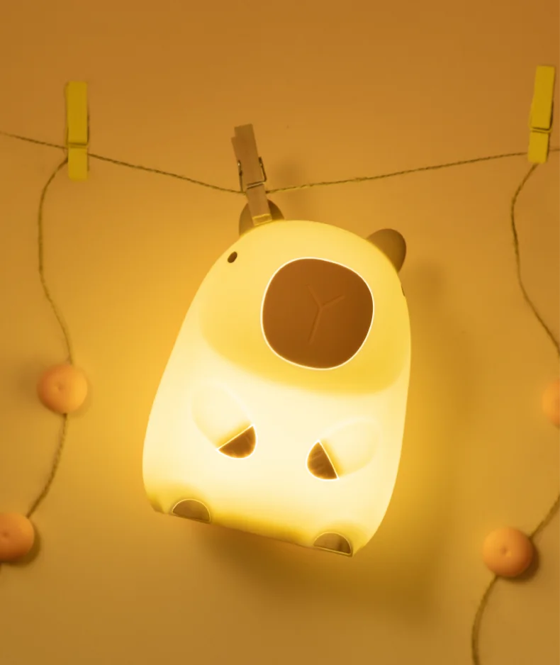 Cute Squishy Capybara Night Light  Animal Lamp - Image 16