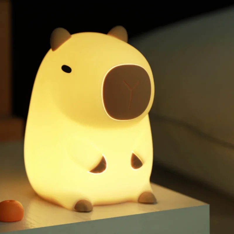 Cute Squishy Capybara Night Light  Animal Lamp - Image 19