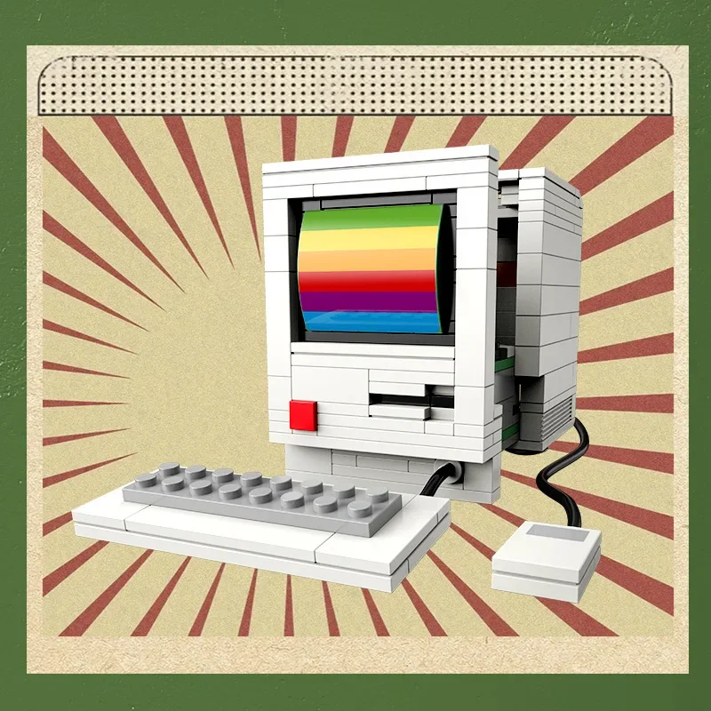 DIY Retro Electrical Appliances Furniture TV Legos - Image 8
