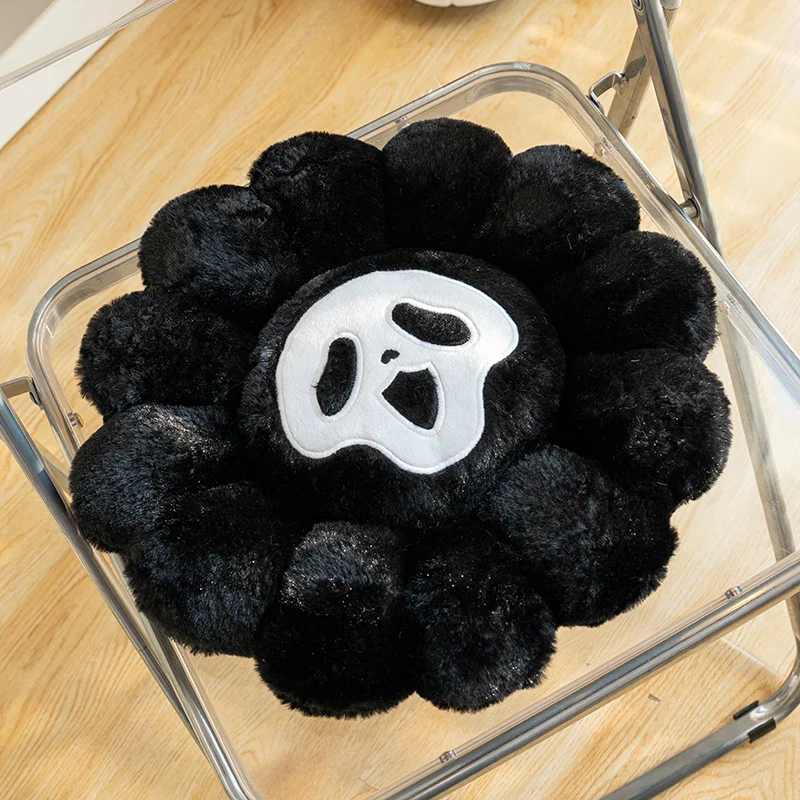 Ghost Sunflower Flower Pillow - Image 9