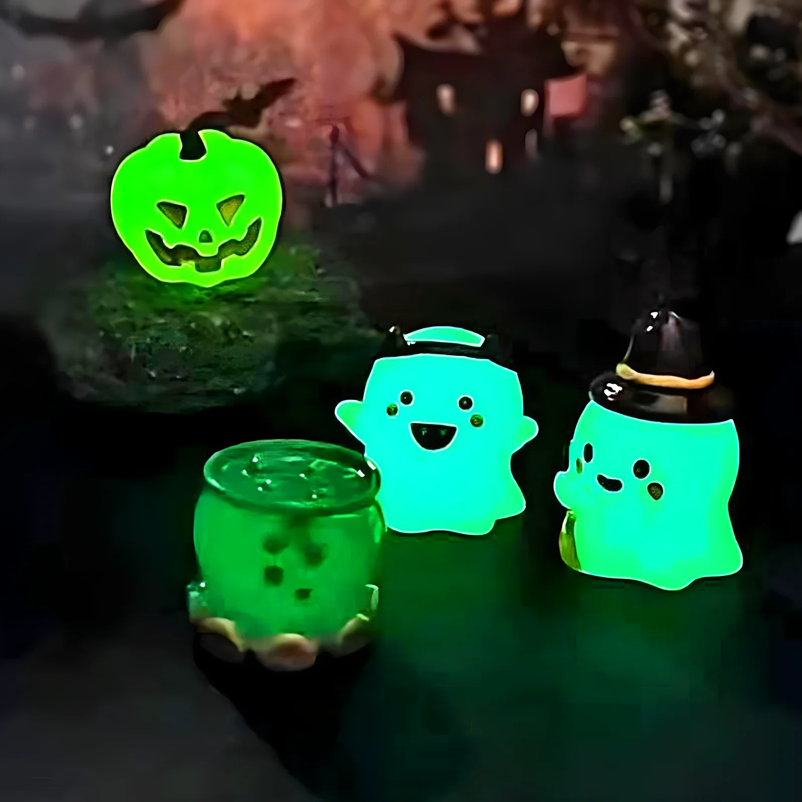 Halloween 6PCS Glow Ornaments - Image 2