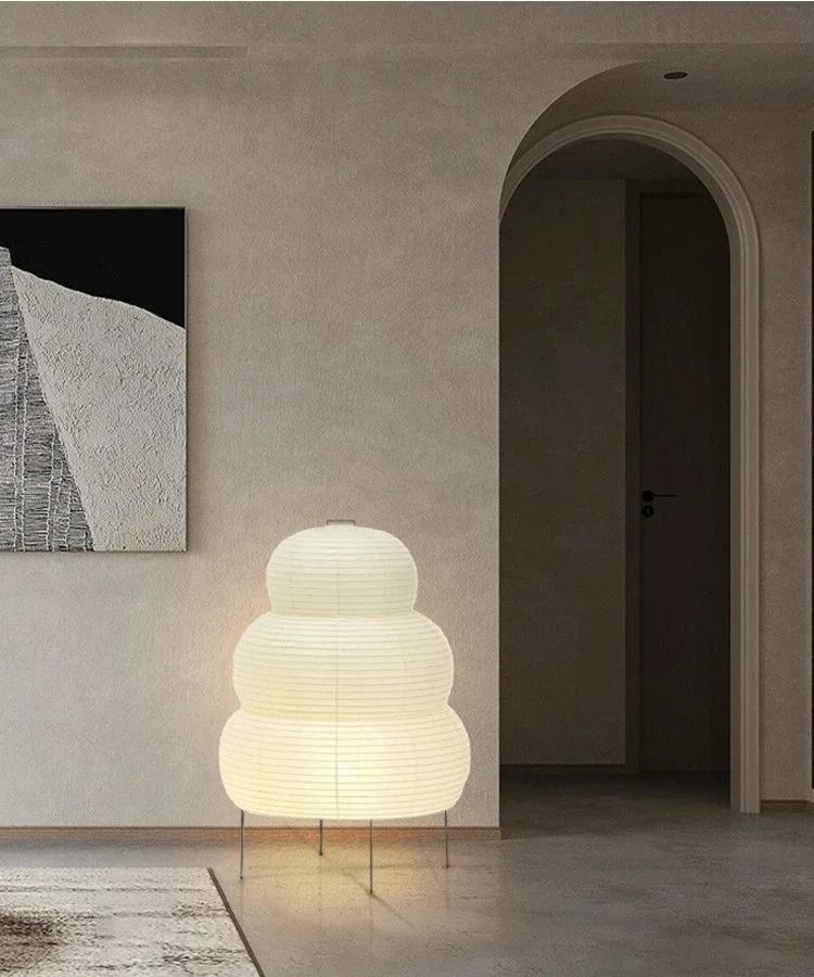 Japanese-style LED Rice Paper Lamp - Image 11