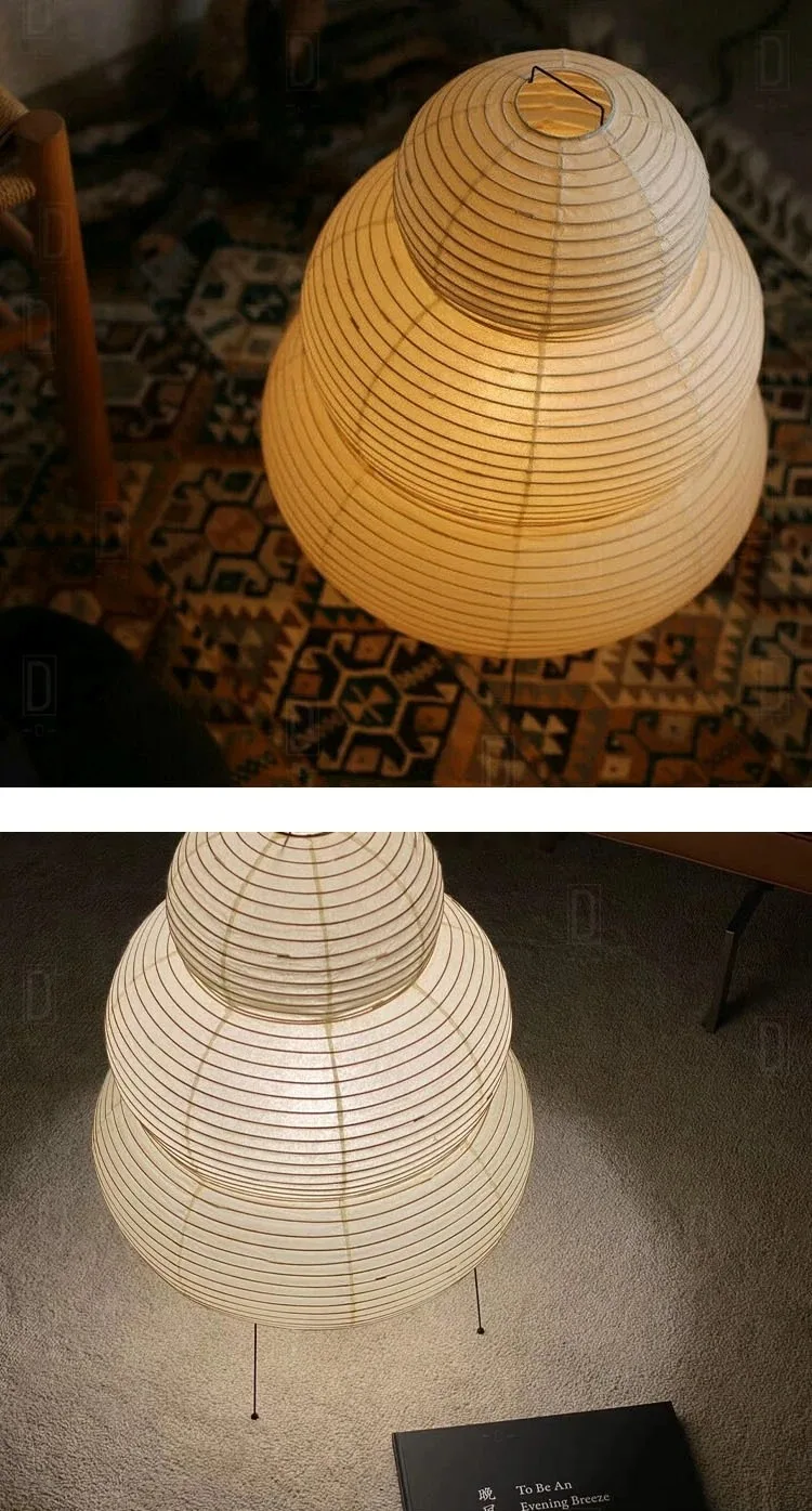 Japanese-style LED Rice Paper Lamp - Image 13