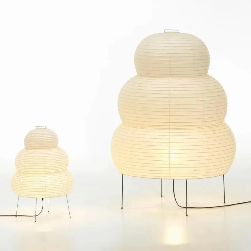 Japanese-style LED Rice Paper Lamp - Image 3