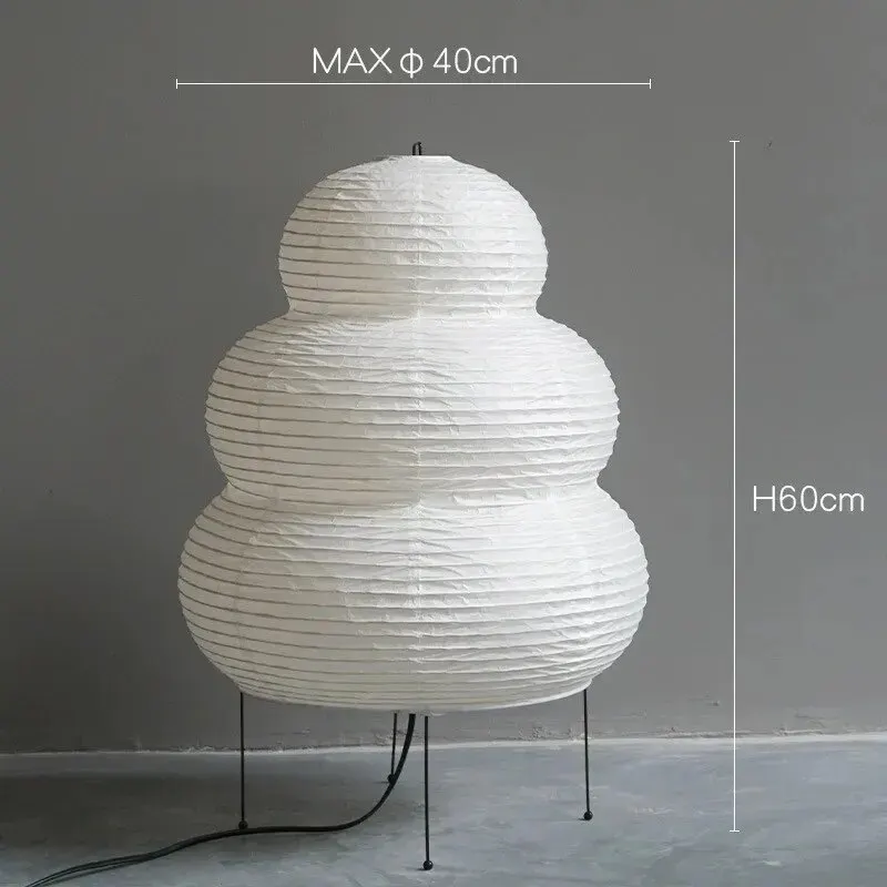 Japanese-style LED Rice Paper Lamp - Image 4