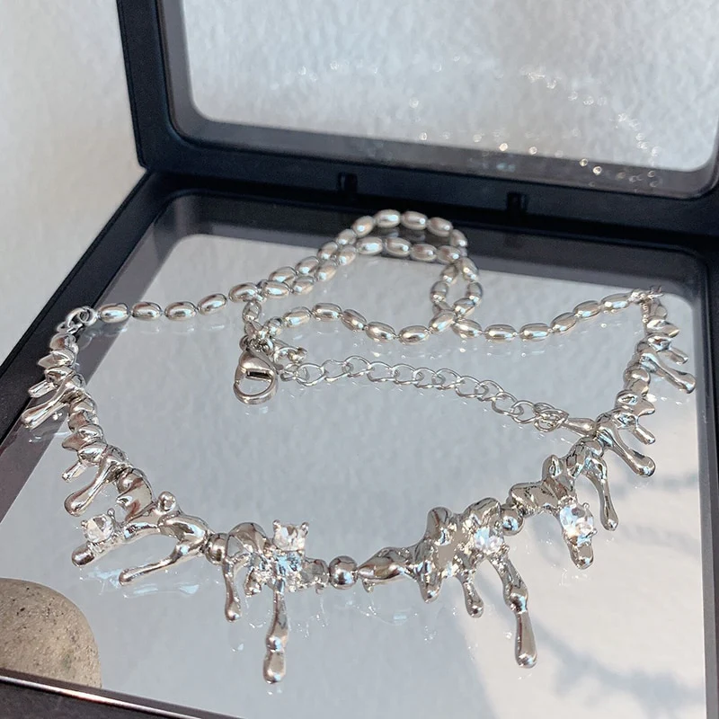 Metal Waterdrop Shape Necklaces - Image 2