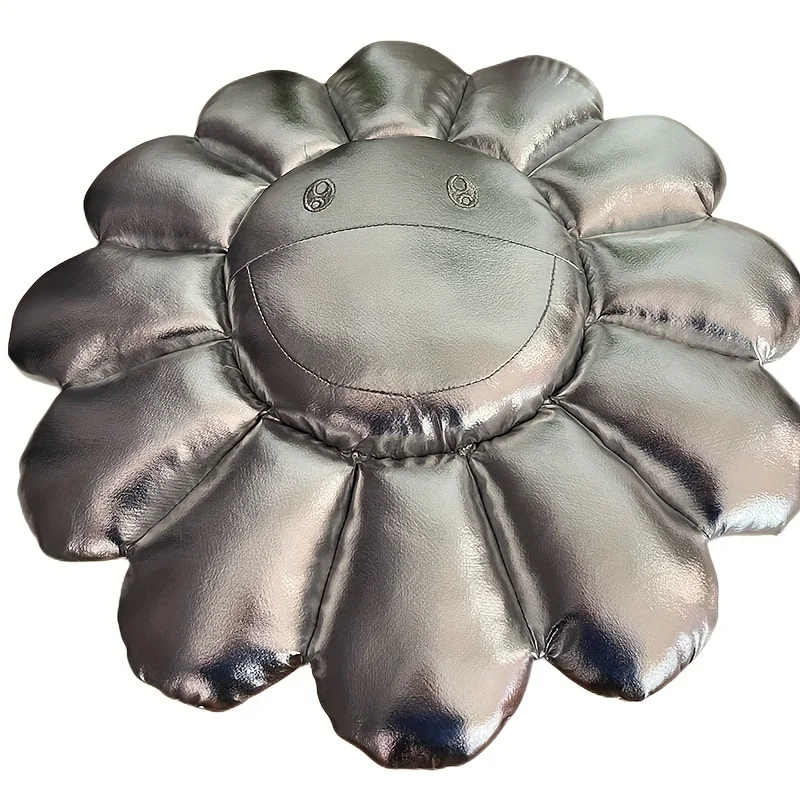 Flower Silver and Gold Pillow