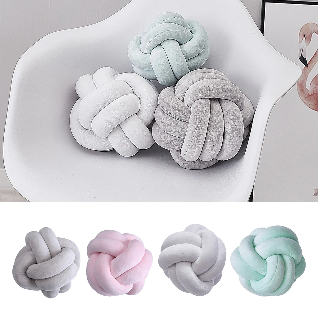 Plush Knot Cushion Pillow