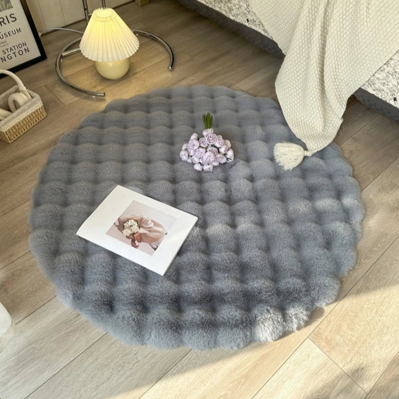 Round Plush Soft Rug - Image 3