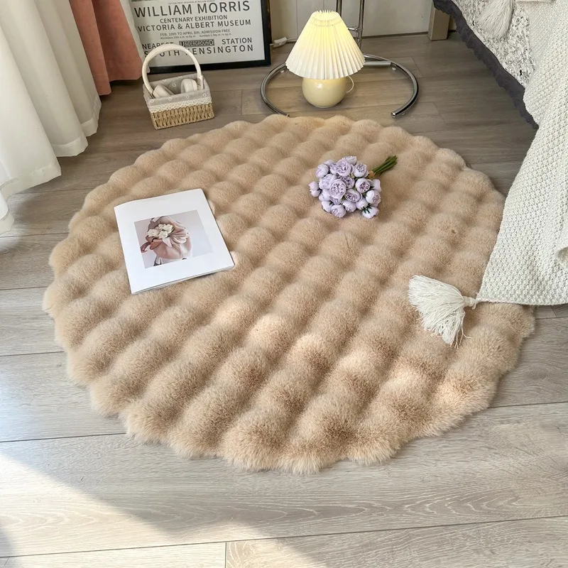 Round Plush Soft Rug - Image 7