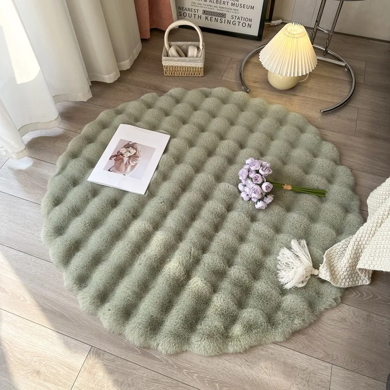 Round Plush Soft Rug - Image 8