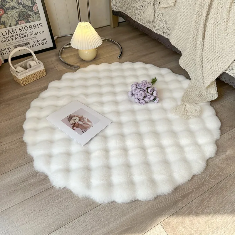 Round Plush Soft Rug - Image 9