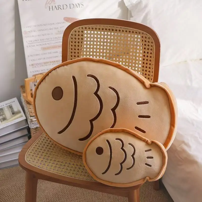 Taiyaki Plush Pillow Japanese Fish-Shaped - Image 4