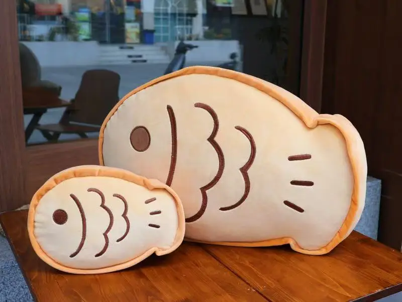 Taiyaki Plush Pillow Japanese Fish-Shaped - Image 9