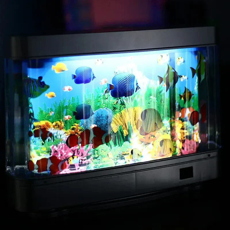 Frutiger Aero Tropical Fish Tank Lamps - Image 11