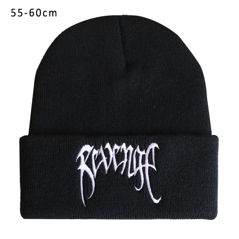 Y2K Black Knitted Beanie - Image 5