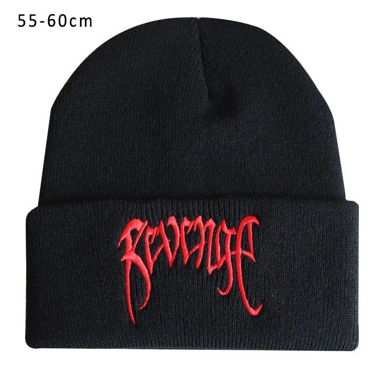 Y2K Black Knitted Beanie - Image 6